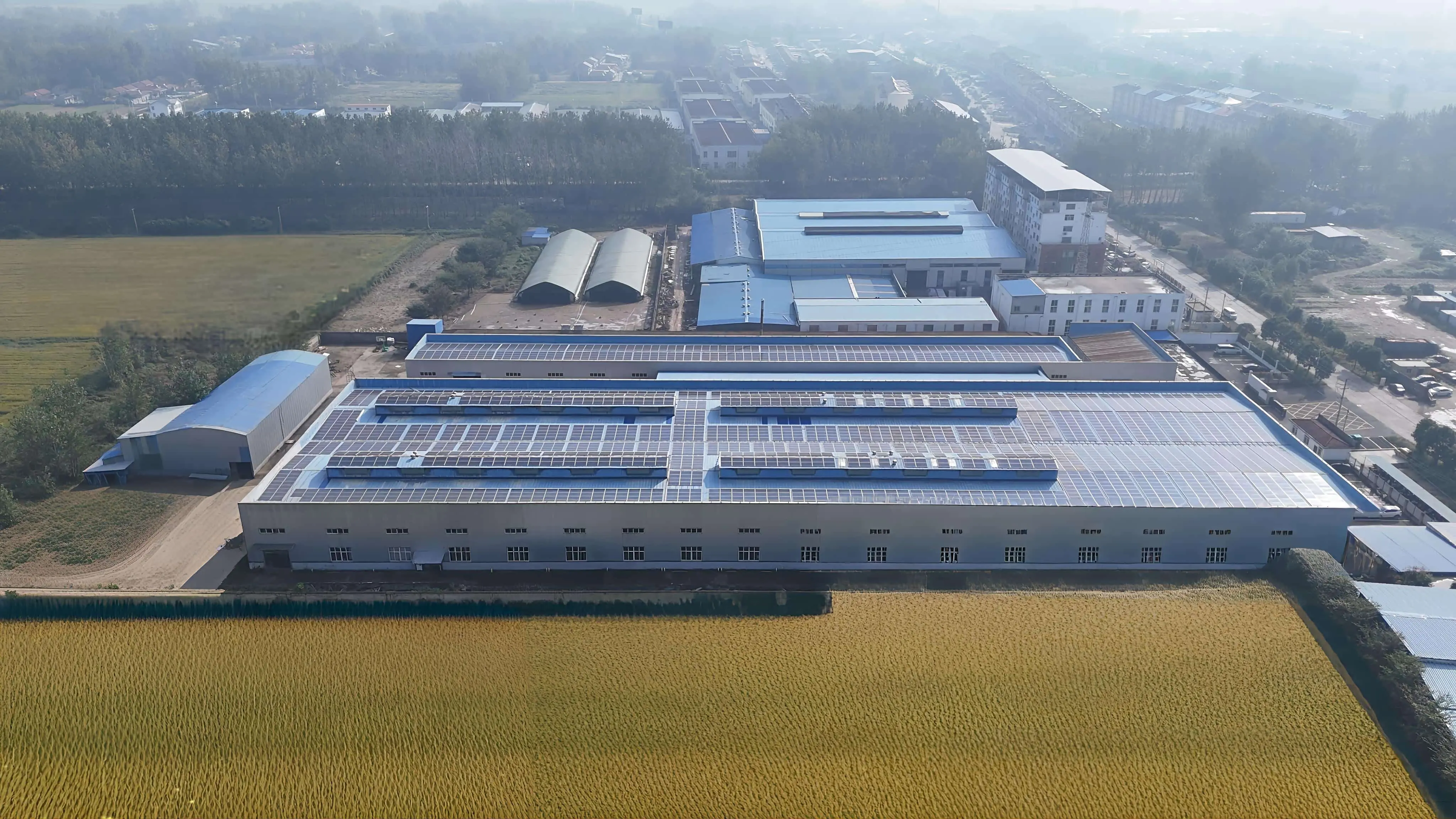 ZHOBAI factory campus aerial view